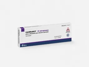 Кавердежект (Caverject) — алпростадил 10 мкг, порошок и растворитель для инъекций