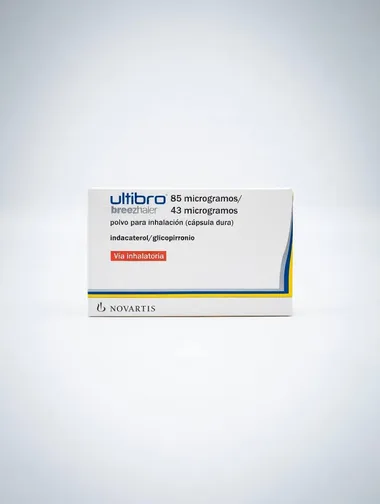Ультибро Бризхалер (Ultibro Breezhaler) 85/43 мкг — капсулы + ингалятор